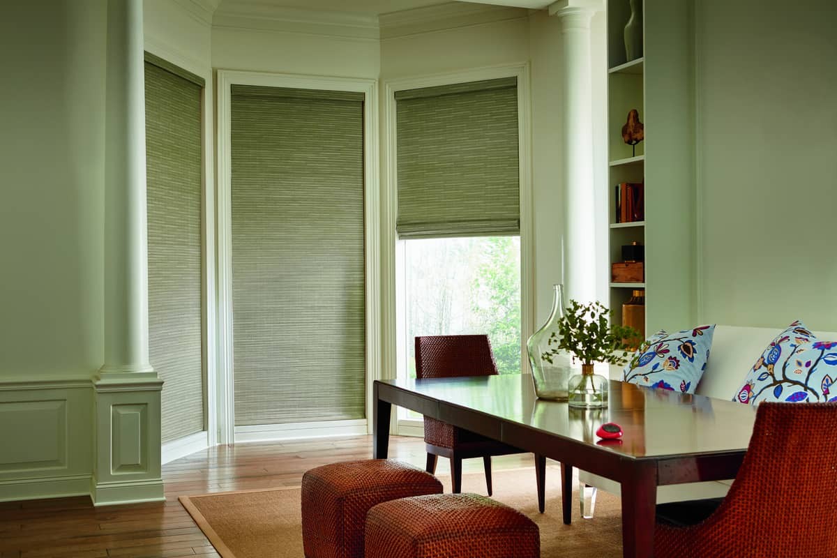 Natural woven shades to enliven tropical décor, including Provenance® Woven Wood Shades Miami, Florida (FL).